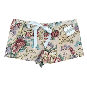 Vintage French Laundry Floral Patterned Short Small NWT